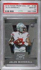 2016 Panini Prizm Collegiate Draft Picks Jalin Marshall #198 PSA 10 GEM MT 1c7