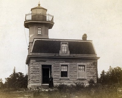 Bluff Point Light Station Lighthouse New York  8x10 photo