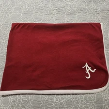 Two Feet Ahead Burgundy Alabama Crimson Tide 36x 26 100% Cotton Baby Blanket
