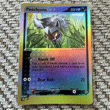 Pokemon TCG Poochyena 64/109 Common Ruby & Sapphire Reverse Holo LP