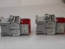 LOT of 2 AB 100-C23E*10 SER C CONTACTOR WITH 100S-F SER B GUARDMASTER RELAY