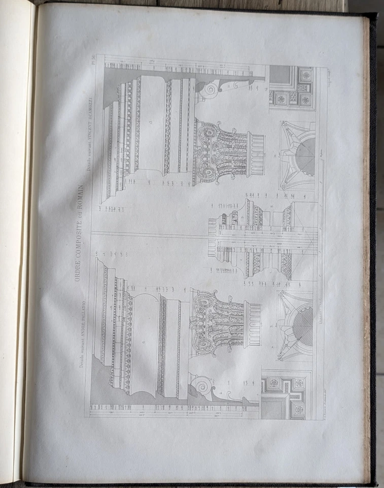 Rarissime livre d' Architecture Augustin Renard 1854 In-folio 42 pl. - Photo 2/4