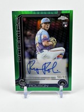 2025 Topps Chrome Update Ryan Rolison Green Refractor Autograph #/99 AC-RR