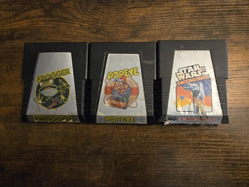 Atari 2600 Game Lot of 3- FROGGER, POPEYE, STAR WARS EMPIRE STRIKES BACK - Picture 5 of 5