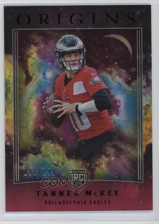 2023 Panini Origins Rookies Holo Red /299 Tanner McKee #148 Rookie RC 12v1