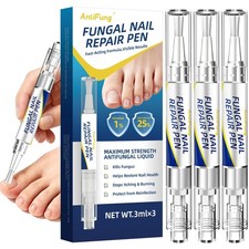 Toenail Fungus Treatment Extra Strength - AntiFung 1 Fl Oz Pack of 3 , White