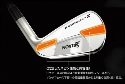 Dunlop SRIXON Z-Forged Ⅱ Iron Set #6-9,PW 5pcs Dynamic Gold 120