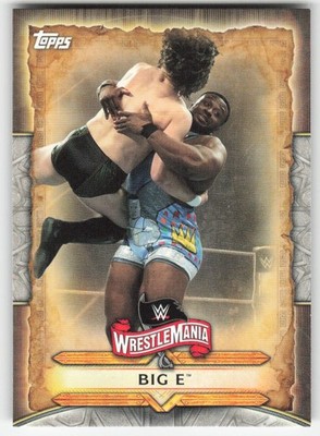 2020 Topps Road to WrestleMania WrestleMania Roster Big E #WM-10