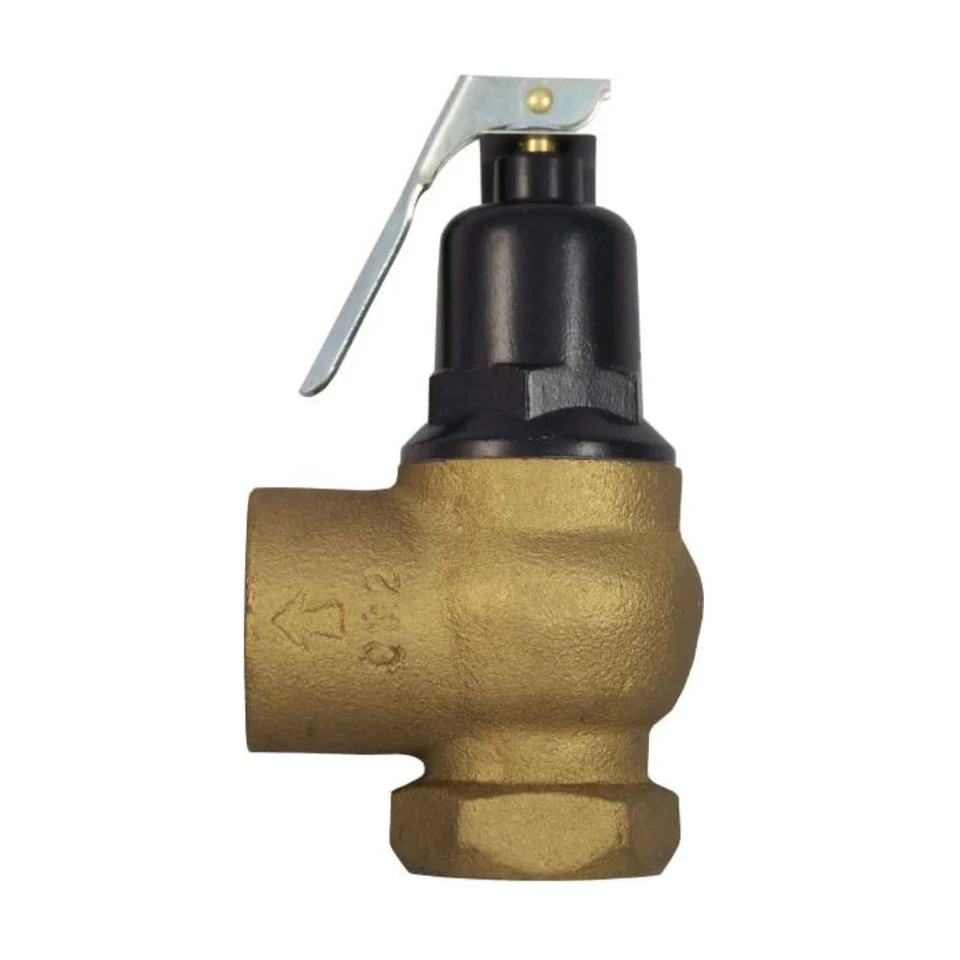 Cash Acme 19497-0075 1/2" Brass F-95 Pressure Relief Valve 75 PSI NPT - Image 2 of 4