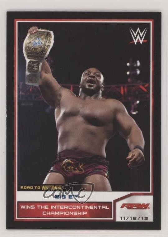 2014 Topps WWE Road to Wrestlemania Big E #55 12bz