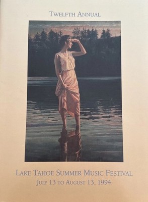 Twelfth Annual Lake Tahoe Summer Music Festival July 13 To August 13, 1994 Pgm