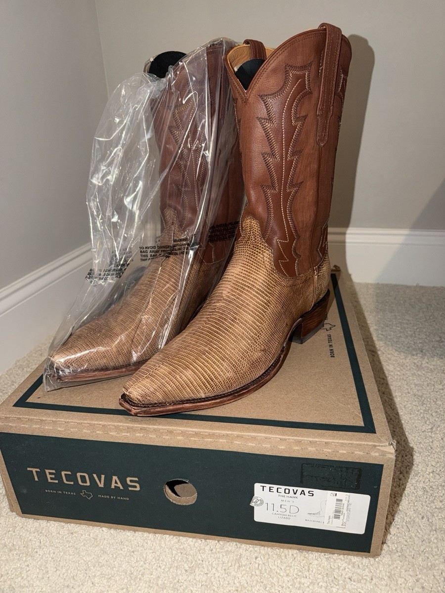 Men\'s Tecovas limited edition relic Lizard boots Tecovas The Chester Gunsmoke Relic Lizard Boots – Men main image 2