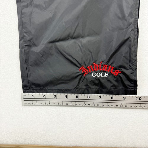 ADIDAS GOLF Packable Rain Pants Mens Size L Black * Indians Golf Logo NWT - Picture 6 of 10