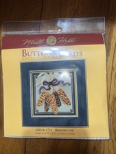 Mill Hill Kit Harvest Corn Cross Stitch Buttons And Beads Fall
