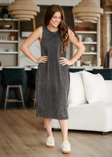 Alex Sleeveless Midi Dress - FINAL SALE