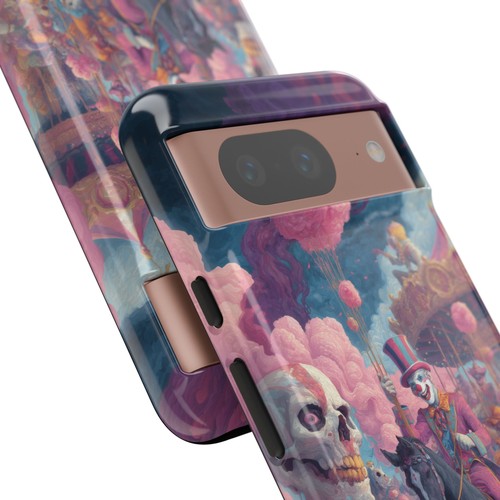 Phone Ink Case for iPhone / Galaxy / Pixel – Undead Dark Carnival Scary Clowns - Picture 163 of 257