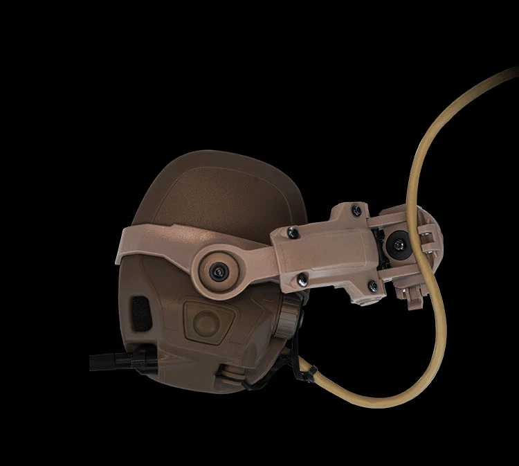 Комплект для крепления на планку тактического шлема адаптер крепления на рычаг J для коммуникационной гарнитуры усилителя - Изображение 3 из 4