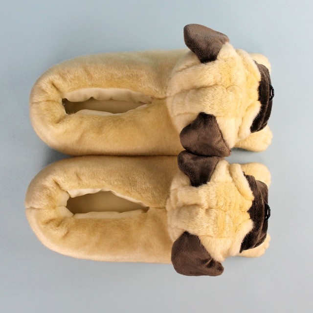 womens pug slippers