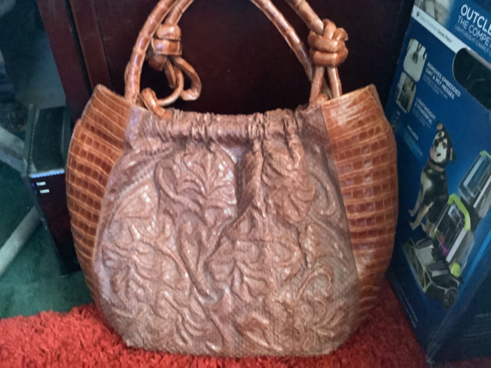 NANCY GONZALEZ BROWN PYTHON and ALLIGATOR LARGE S… - image 4