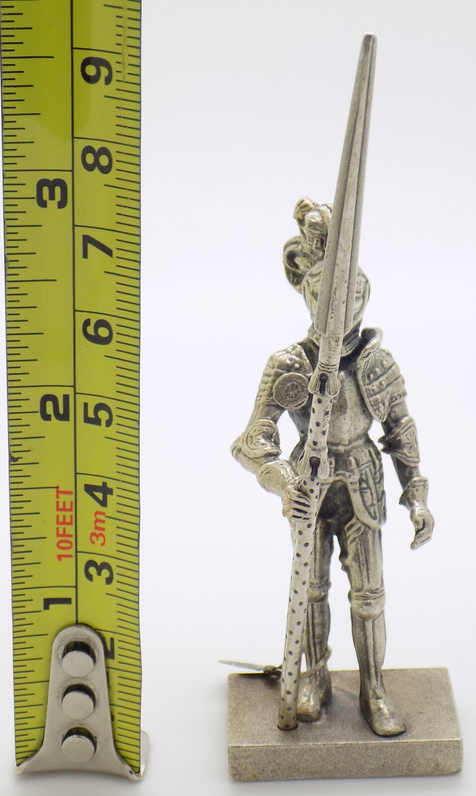 Vintage Italian Handmade Genuine Silver UNO-A-ERRE Knight Rare LARGE Figurine