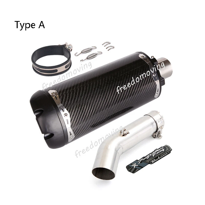 Puntas silenciadoras tubo conexión media tubo escape para Suzuki GSXR600 GSXR750 2011-2023 Foto 2 de 4