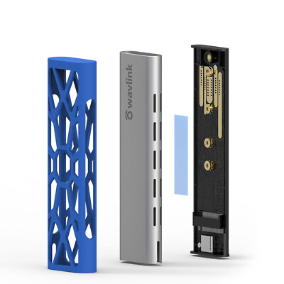 M.2 NVMe SSD Enclosure PCIe M.2 SSD Case USB3.1 Gen2 to NVMe 2.5in SSD Enclosure