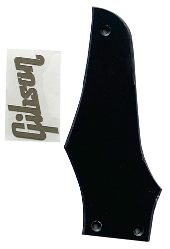 Guitar Parts Pickguard For Gibson Firebird"Logo"Truss Rod Cove 1 Ply Black