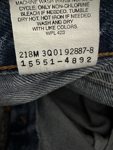 Vintage Levis 550 Jeans Women Size 16 (31x31) Blue Denim Tapered Relaxed - Picture 8 of 8