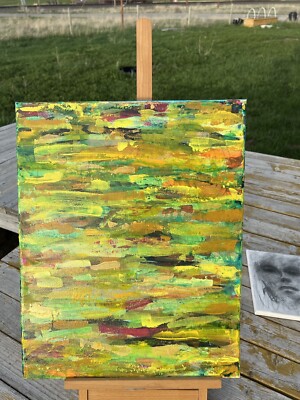  Its almost spring  original acrylic painting on canvas 16x20