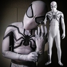Future Foundation Spiderman Tuta Cosplay 3D Costume Halloween Adulto Bambino