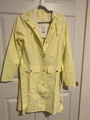Rains Unisex Curve W Jacket Straw Size Small MSRP $140