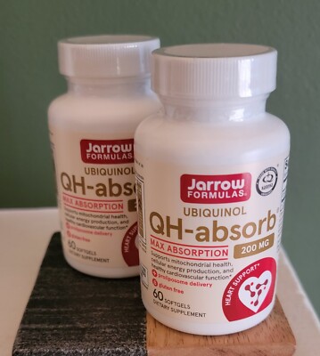 2-Jarrow Formulas Ubiquinol QH-absorb, 200 MG, 120 SOFTGELS 2027
