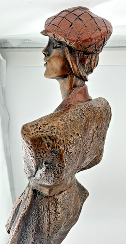 Austin Sculptures Golf Bronze Resin Male & Female "Birdie" Golfers 16.5" Art - Picture 14 of 24