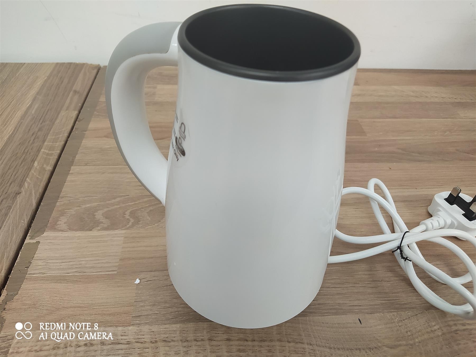 Cookworks Milk Frother heating stainless steel frother whisk 200ml and