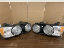 PAIR(2) 2012-2016 Chevy Sonic Headlights Headlamps [Chrome Bezel] 96830971