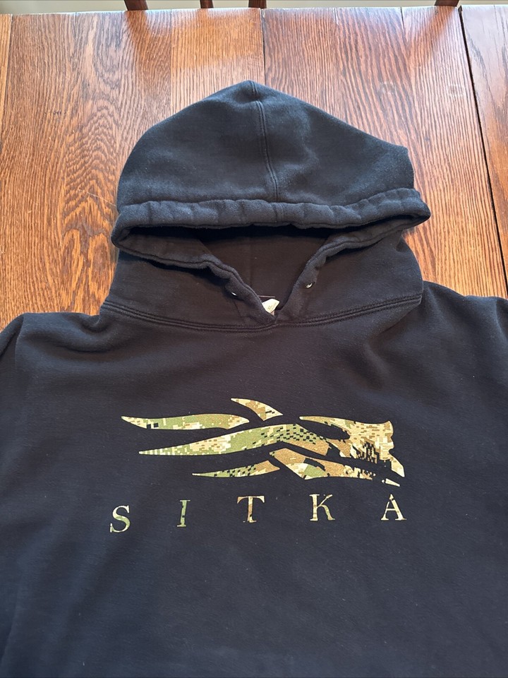Sitka Gear Icon Black Optifade Subalpine Pullover Hoody Men’s XL eBay