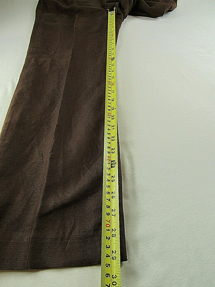 Nygard Collection Brown Linen Blend Lined Pants 6 [ 30in W 29L ] eBay