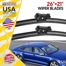 Front Windshield Wiper Blade For AUDI A6 A6 QUATTRO A7 QUATTRO 2012-2018 26" 21"