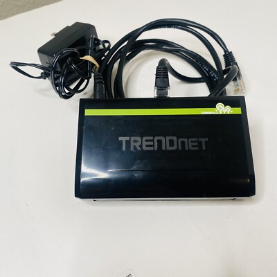 Trendnet 5-Port Gigabit PoE+ Switch TPE-TG50g Bundle With Cord + Power Supply