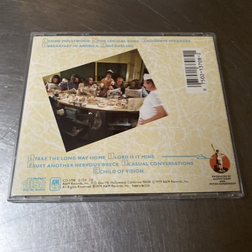 Breakfast in America by Supertramp (CD, Jan-1984, A&M (USA)) - Foto 2 di 6