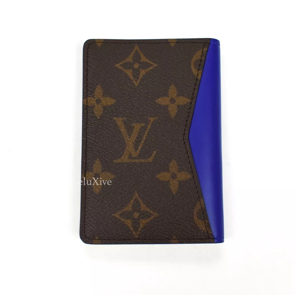 NWT Louis Vuitton Brown Monogram Macassar Pocket Organizer Wallet