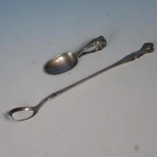 1847 Rogers Silver Plated Grape and Vine - Baby Spoon and Olive Pierced Spoon