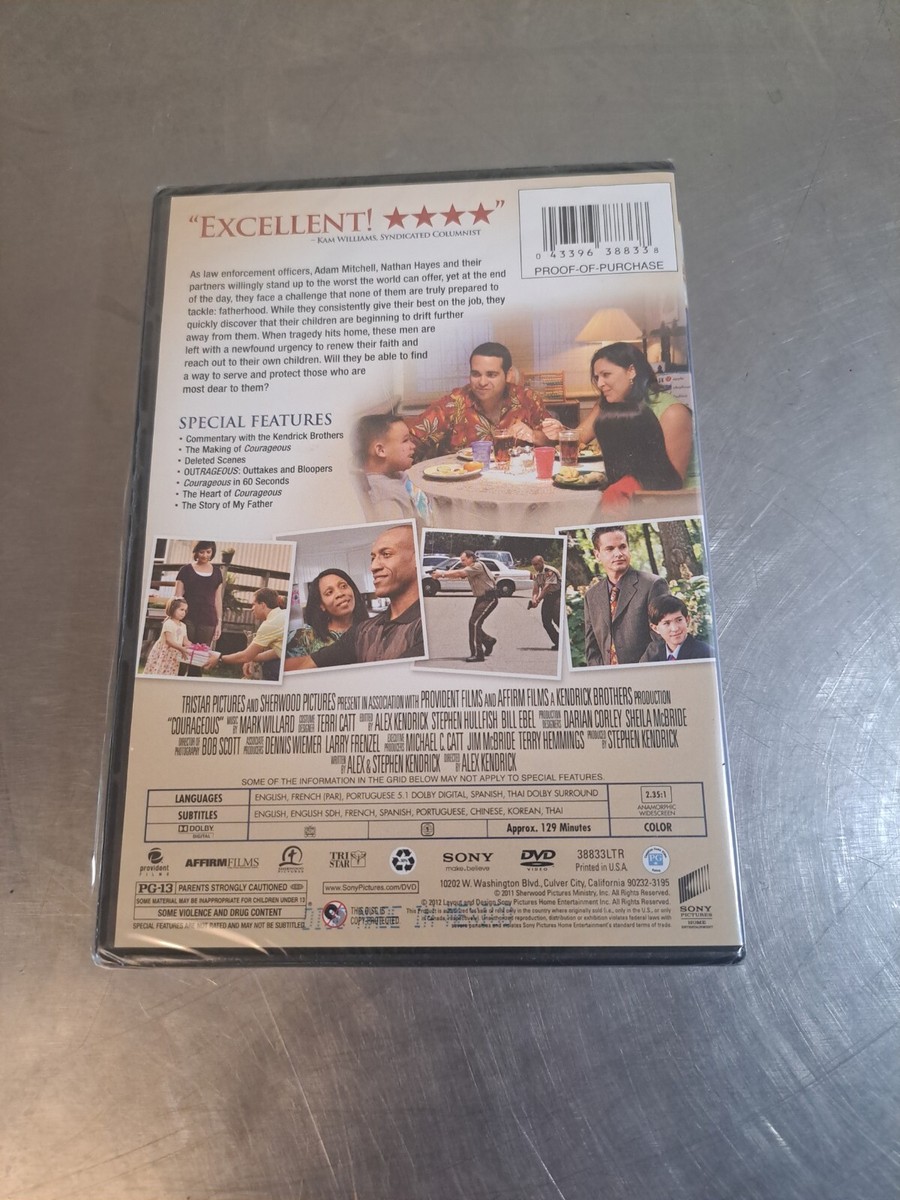 Courageous - DVD By Alex Kendrick - NEW SEALED! 43396388338| eBay