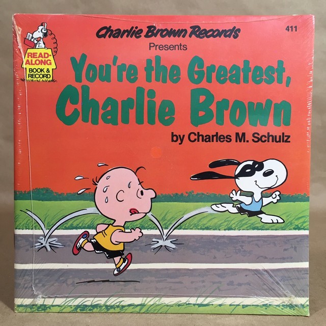 YOU'RE THE GREATEST CHARLIE BROWN BOOK & RECORD STILL SEALED PEANUTS