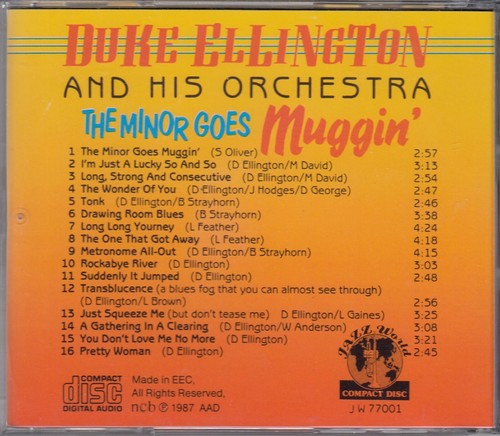 DUKE ELLINGTON AND HIS ORCHESTRA The Minor Goes Muggin´ – Best Of CD Album 1990 - Bild 5 von 5
