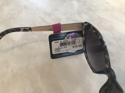 Foster Grant Piper Woman's Cat Eye Sunglasses new with tags - Picture 6 of 7