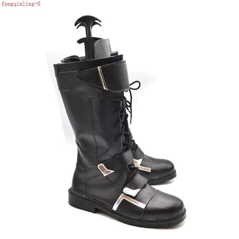 Capitán América El Soldado de Invierno Bucky Barnes Juegos con disfraces Botas Largas Negras Foto 4 de 4