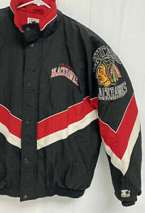 Chicago-Blackhawks-Authentic-Center-Ice-Collection-by-Starter-vintage-jacket