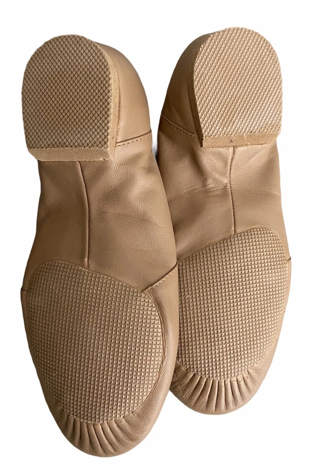 Bloch Dance Jazzflex Suede Split Sole Leather Jazz Shoe Nude Size 4.5 - Image 4 of 4