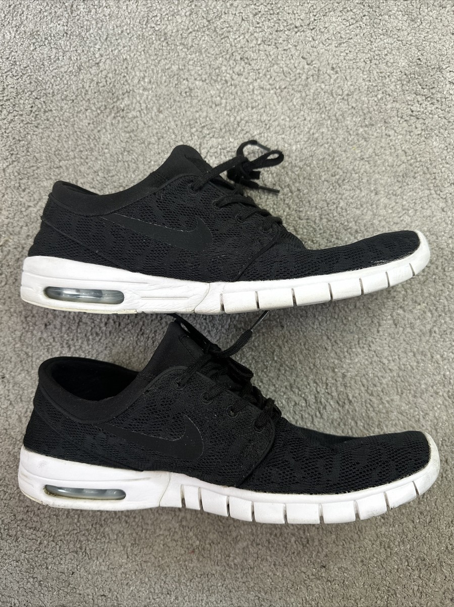 靴 NIKE Stefan Janoski Nike SB Stefan Janoski Shoes Mens 9.5 Black Grey Suede Lace